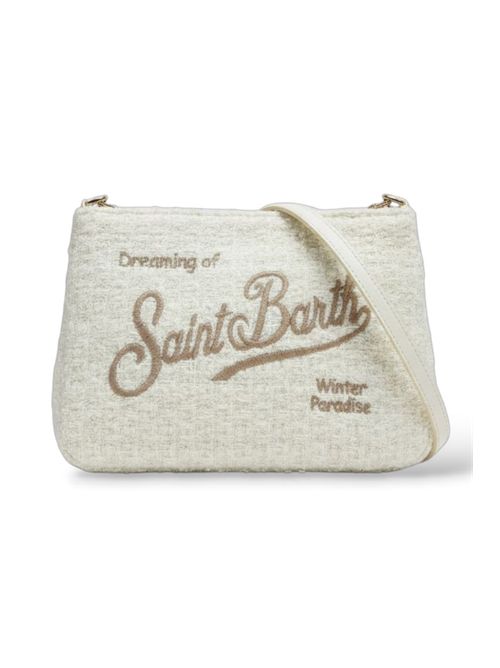 trousse donna parisenne panna con lurex MC2 Saint Barth | PARISIENNE MINI TWEED10 EMB